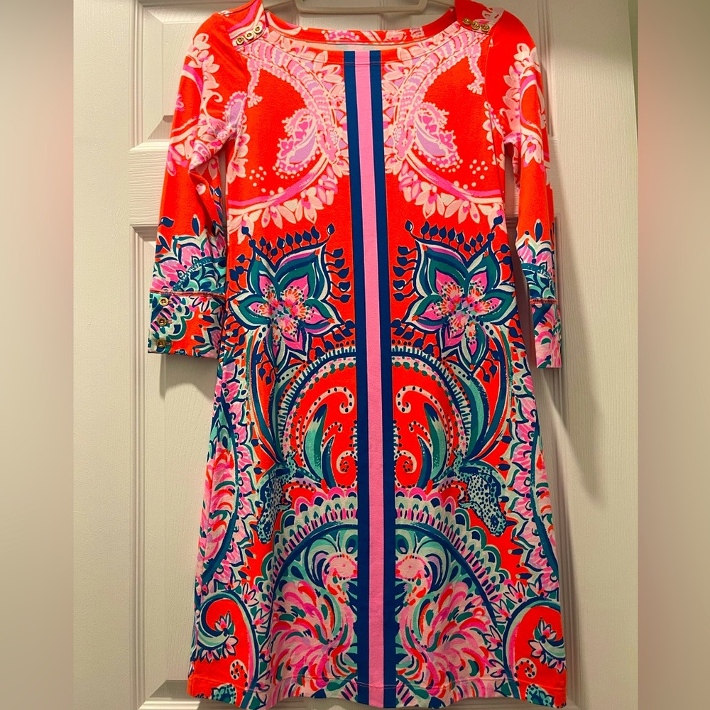 NWT - Lilly Pulitzer Sophie Dress (Print: Tangerine Dream)